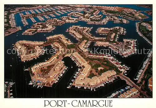 AK / Ansichtskarte Port_Camargue Vue aerienne Port Camargue