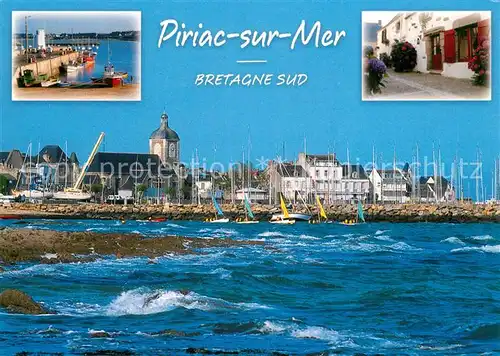 AK / Ansichtskarte Piriac sur Mer Le port et les ruelles fleuries Piriac sur Mer