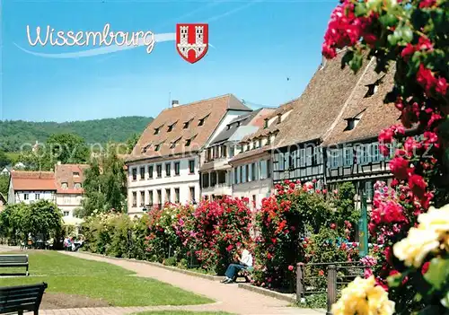 AK / Ansichtskarte Wissembourg A l ancienne couronne et la Maison Vogelsberger Wissembourg