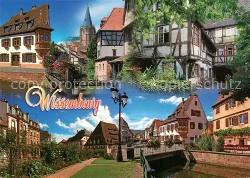 AK / Ansichtskarte Wissembourg Vues d ensemble Wissembourg
