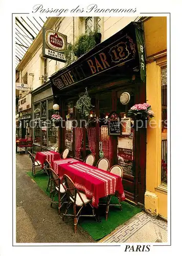 AK / Ansichtskarte Paris Passage des Panoramas Cafe Bar Paris