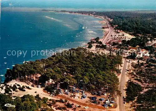 AK / Ansichtskarte Maubuisson Boulevard de la plage vue aerienne Maubuisson