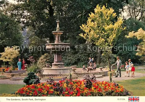 AK / Ansichtskarte Darlington The Garderns South Park 