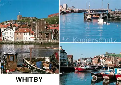 AK / Ansichtskarte Whitby_West_Cliff Harbour Whitby_West_Cliff