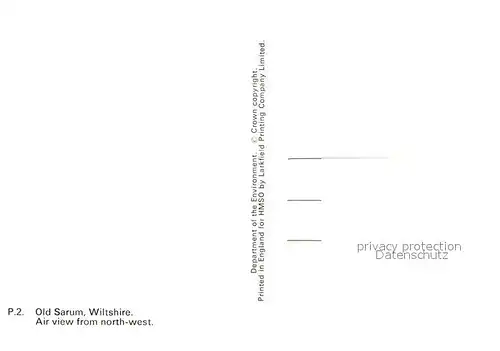 AK / Ansichtskarte Old_Sarum Aerial view Old_Sarum