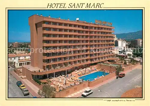 AK / Ansichtskarte Roses_Costa_Brava Hotel Sant Marc Roses_Costa_Brava