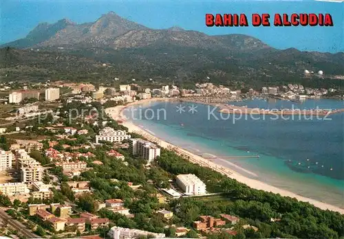 AK / Ansichtskarte Bahia_de_Alcudia Fliegeraufnahme Bahia_de_Alcudia