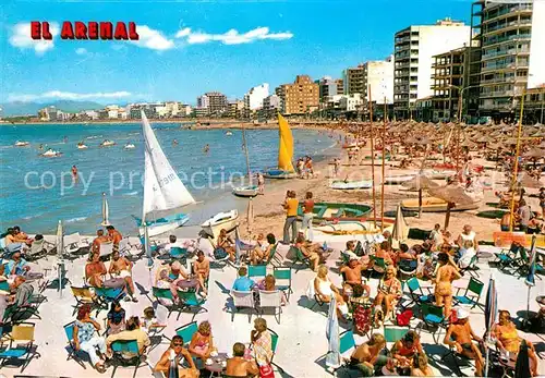 AK / Ansichtskarte El_Arenal_Mallorca Strandpartie El_Arenal_Mallorca