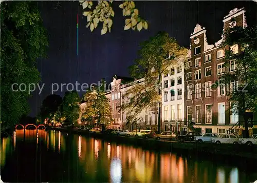 AK / Ansichtskarte Amsterdam_Niederlande Hafengracht Amsterdam_Niederlande