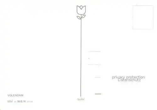 AK / Ansichtskarte Volendam Promenade Volendam