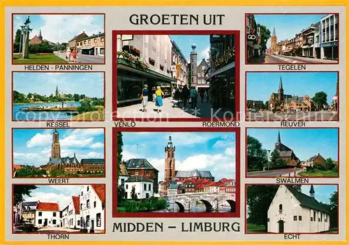 AK / Ansichtskarte Midden_Limburg Helden Panningen Kessel Weert Thorn Venlo Roermond Tegelen Reuver Swalmen Echt 