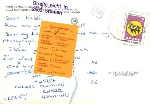 AK / Ansichtskarte Adiyaman Views from Kahta and Nimrud Dagh sun Rise Adiyaman