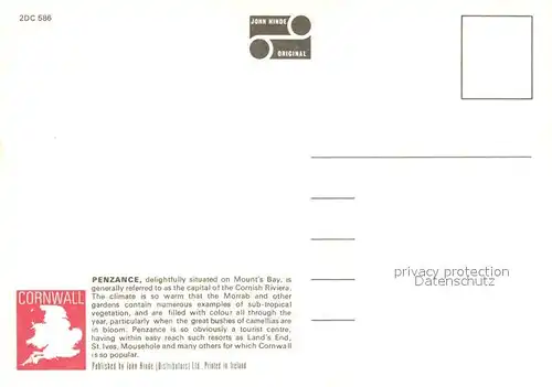 Penzance Sub tropical Morrab Gardens Penzance