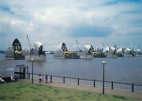 Woolwich_Common Thames Barrier Wehr zum Schutz der Stadt Chronik 