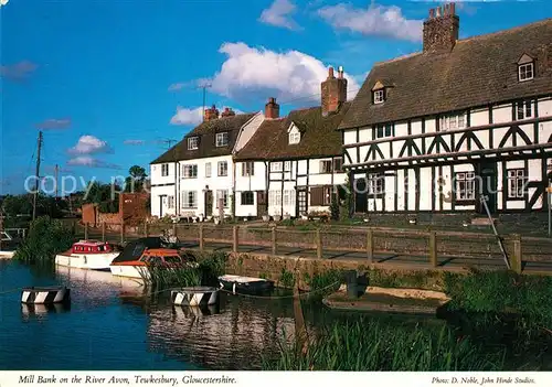 Tewkesbury Mill Bank on the River Avon 