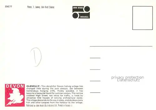 Clovelly Various views of the fishing village Clovelly