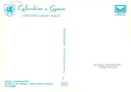 Conway_Wales View of the harbour looking towards Deganwy Conway_Wales