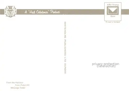 Oban View from the harbour from Pulpit Hill Oban