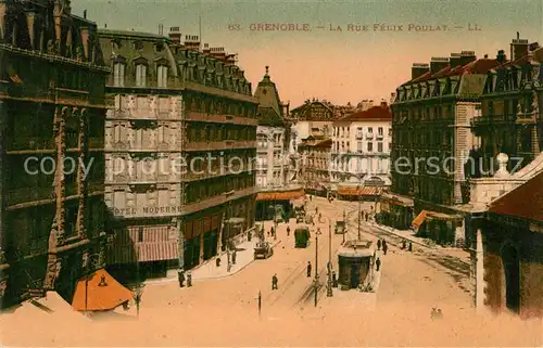 Grenoble Rue Felix Poulat Grenoble