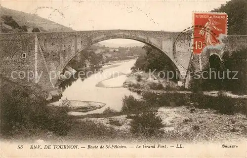 Tournon sur Rhone Route de Saint Felicien Grand Pont Tournon sur Rhone