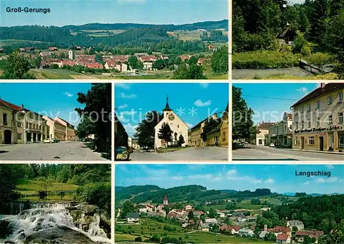 AK / Ansichtskarte Gross_Gerungs Langschlag  Gross Gerungs