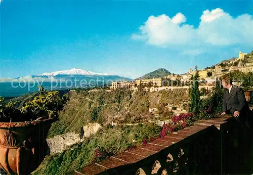 AK / Ansichtskarte Taormina_Sizilien Giardino pubblico Taormina Sizilien