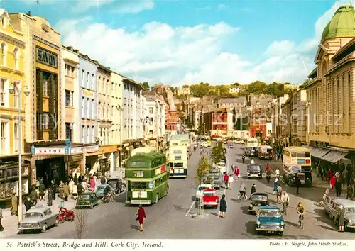 AK / Ansichtskarte Cork St. Patricks Street Bridge and Hill Cork