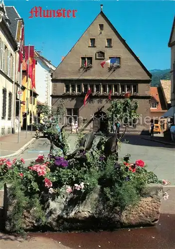 AK / Ansichtskarte Munster_Haut_Rhin_Elsass Hotel de Ville  Munster_Haut_Rhin_Elsass