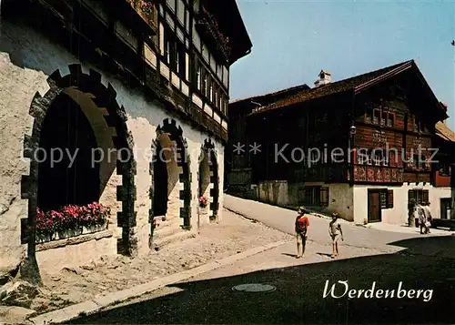 AK / Ansichtskarte Werdenberg bei Buchs Geburtshaus Prof. Carl Hilty Werdenberg