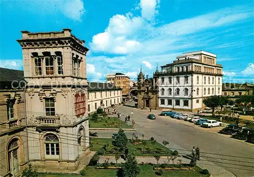 AK / Ansichtskarte Lugo Plaza de El Ferrotl del Caudillo Lugo