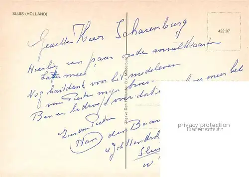 AK / Ansichtskarte Sluis Cafe Restaurant Oud Sluis Sluis