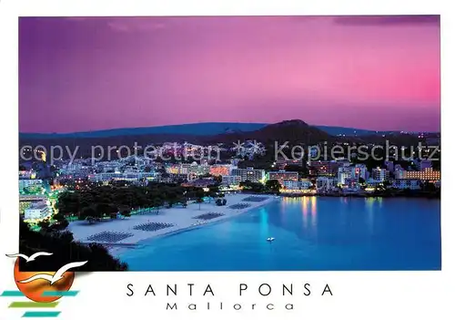 AK / Ansichtskarte Santa_Ponsa_Mallorca_Islas_Baleares Panorama Santa_Ponsa