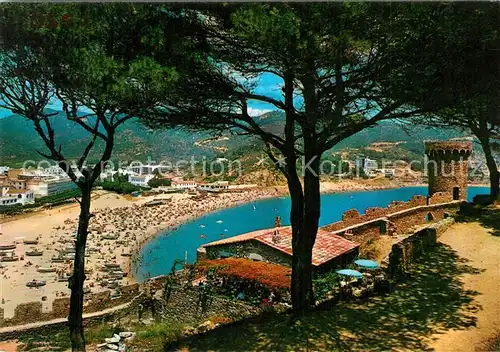 AK / Ansichtskarte Tossa_de_Mar Las murallas y Torre den Joanas Tossa_de_Mar