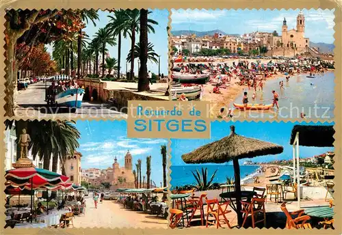AK / Ansichtskarte Sitges Recuerdo de Sitges Sitges