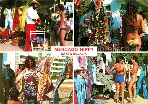 AK / Ansichtskarte Santa_Eulalia_del_Rio Mercado Hippy en Punta Arabi Santa_Eulalia_del_Rio