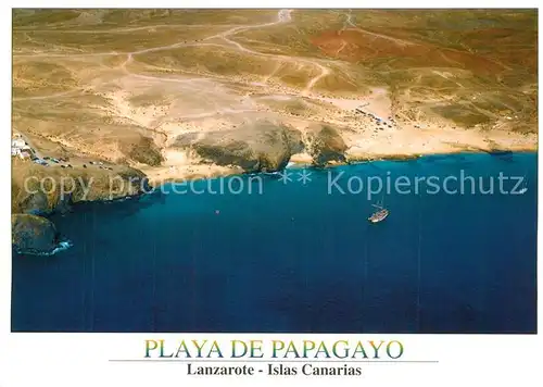 AK / Ansichtskarte Playa_de_Papagayo Fliegeraufnahme Playa_de_Papagayo