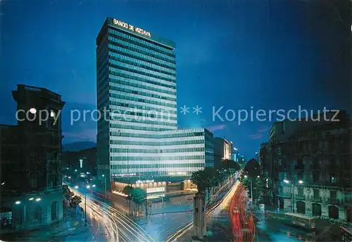 AK / Ansichtskarte Bilbao_Spanien Plaza Espana y Banco de Vizcaya Bilbao Spanien