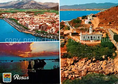 AK / Ansichtskarte Rosas_Costa_Brava_Cataluna Varios aspectos Rosas_Costa