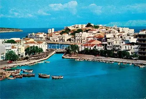 Kreta_Crete St Nikolaus Teilansicht und Voulismeni See Kreta Crete
