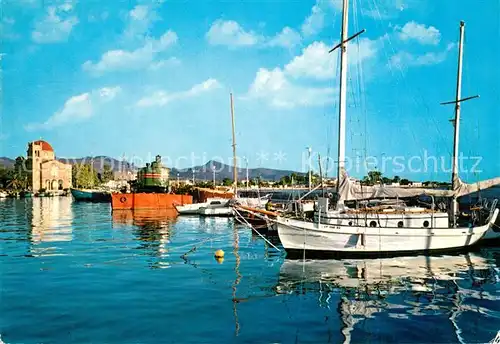 Aegina_Egina Hafen Teilansicht Aegina Egina