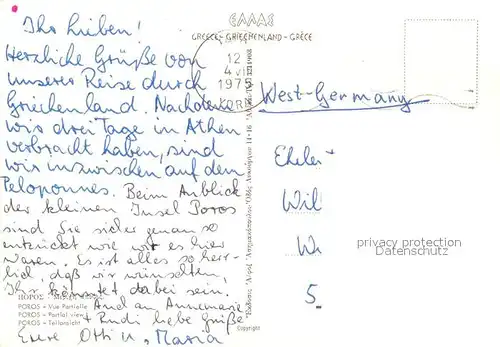 Poros Teilansicht Poros