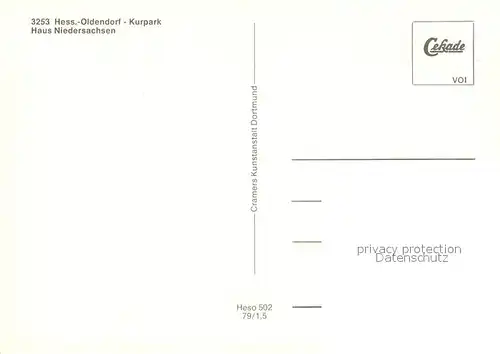 Hessisch_Oldendorf Kurpark Haus Niedersachsen Hessisch Oldendorf