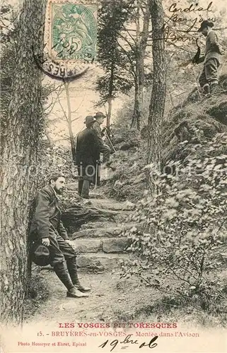 Bruyeres_Vosges Montee dans l Avison Bruyeres Vosges