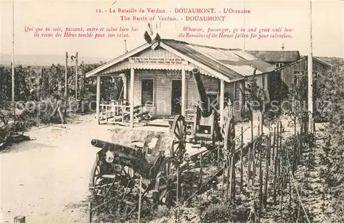 Douaumont Orsuaire Bataille de Verdun Douaumont
