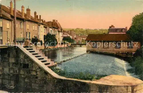 Dun sur Meuse Canal de la Centrale Electrique Dun sur Meuse