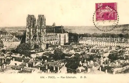 Toul_Meurthe et Moselle_Lothringen Vue generale Cathedrale Saint Etienne Toul_Meurthe et Moselle