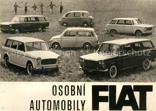 AK / Ansichtskarte Autos Fiat Osobni Automobily  