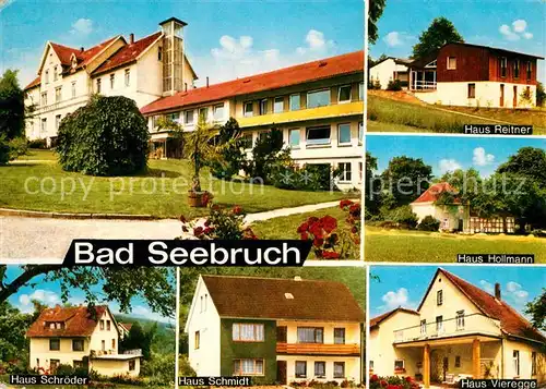AK / Ansichtskarte Bad_Seebruch Haus Reitner Haus Hollmann Haus Schroeder Haus Schmidt Haus Vieregge Bad_Seebruch