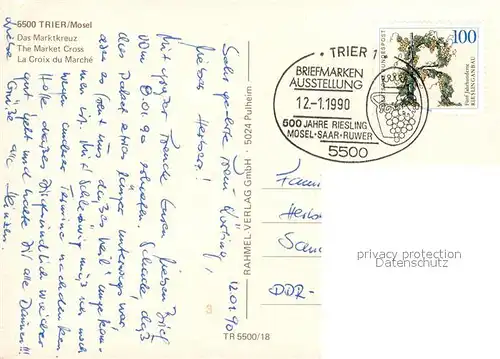 AK / Ansichtskarte Trier Das Marktkreuz Trier