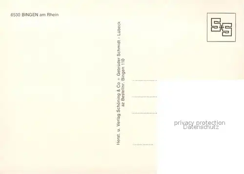 AK / Ansichtskarte Bingen_Rhein Panorama Bingen Rhein